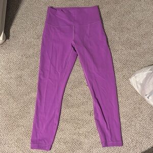 Purple High-Waisted Lululemon Leggings